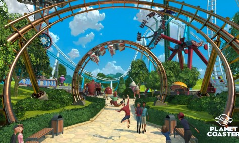 Planet Coaster begeistert mit neuer Grafik und anscheinend vieler Möglichkeiten - Anklicken zum Vergrößern!