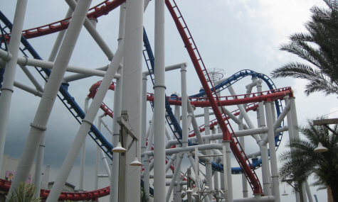 Wir hoffen, dass die Achterbahnen in den Universal Studios mehr Glück haben als Battlestar Galactica