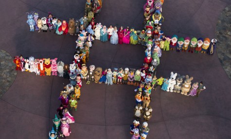 Mit diesem Hashtag aus 140 Disney-Charakteren wirbt Disney für die 24-Stunden-Aktion