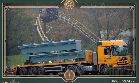 Erste Schienen sind in Efteling angekommen