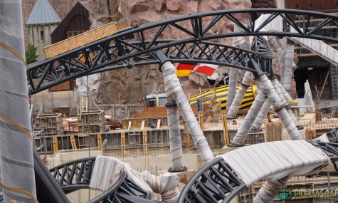 Schienenschluss im Phantasialand 