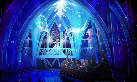 Die finale Szene: Ein Besuch in Elsas Eispalast